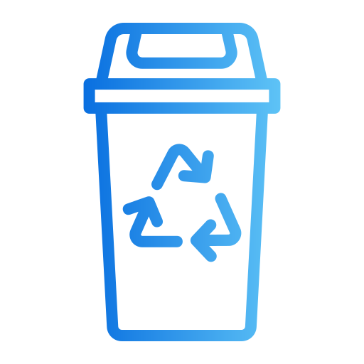 tacho de reciclaje icono gratis