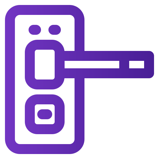 Door knob free icon Door knob free icon