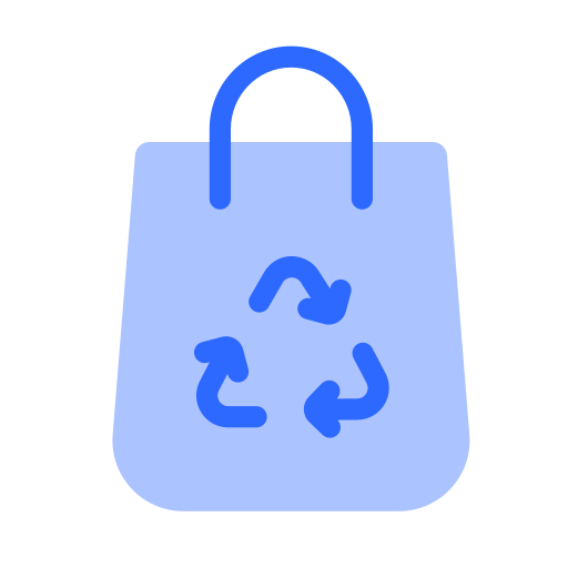 bolsa de reciclaje icono gratis