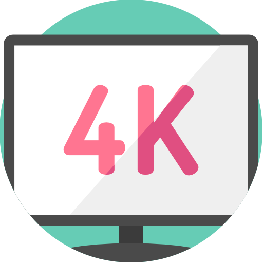 4k icono gratis