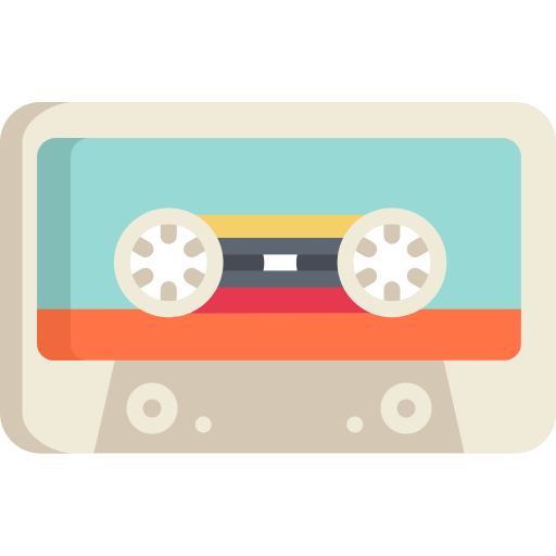 Cassette - Free music icons
