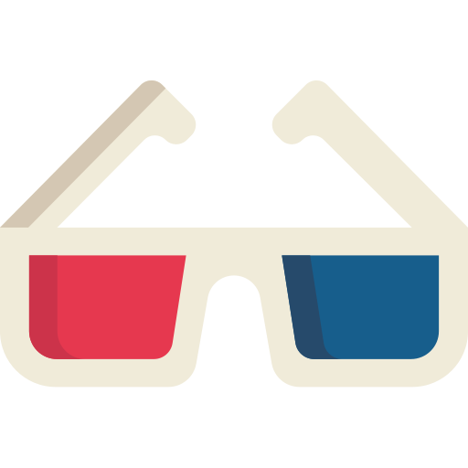 3d glasses - Free cinema icons