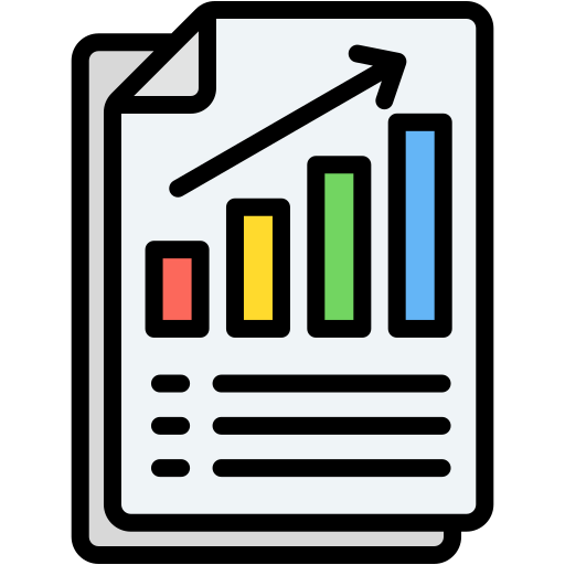 État financier Icône gratuit