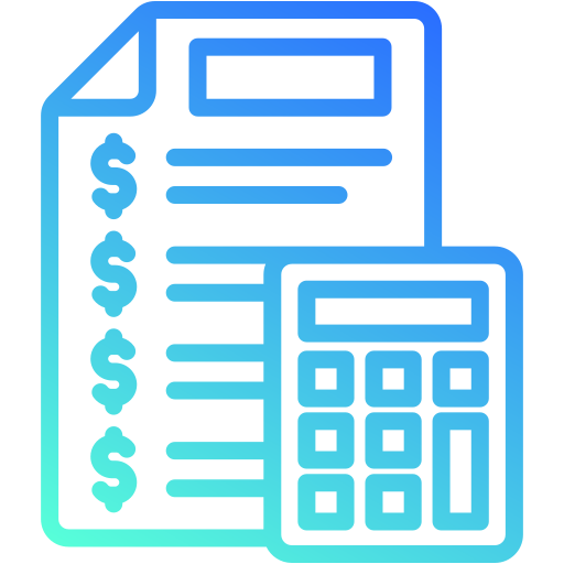presupuesto icono gratis