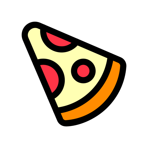 porción de pizza icono gratis