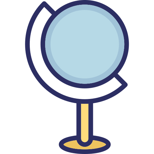 cartografía icono gratis