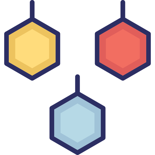 Hexagon sign free icon