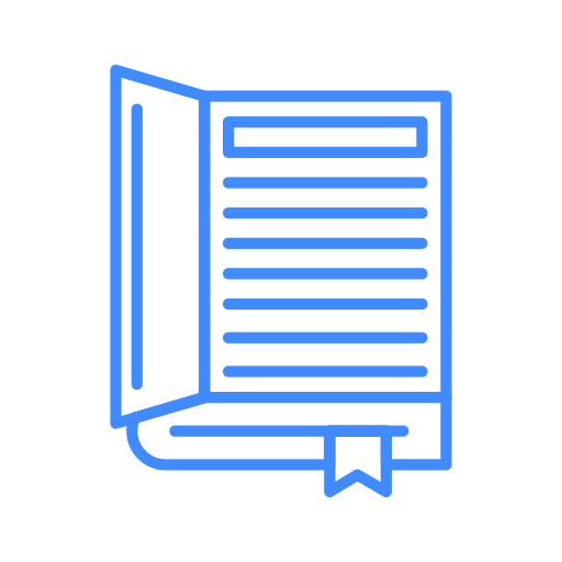 libro abierto icono gratis