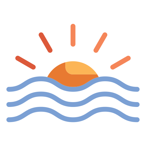 atardecer icono gratis