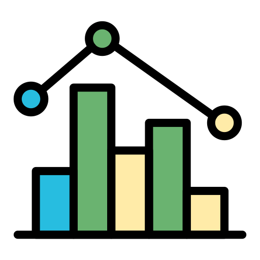 gráfico de barras grátis ícone