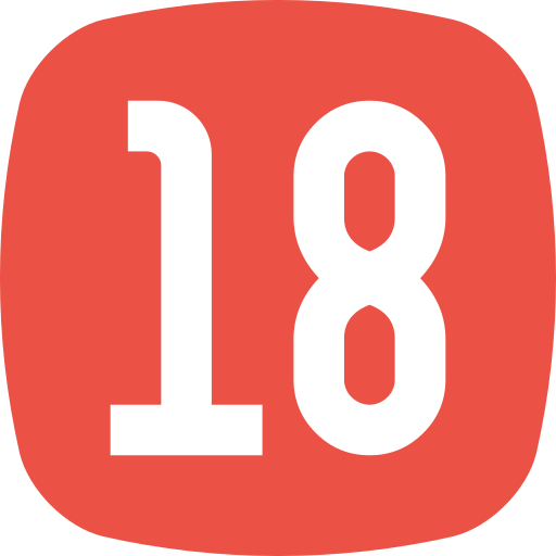 dieciocho icono gratis