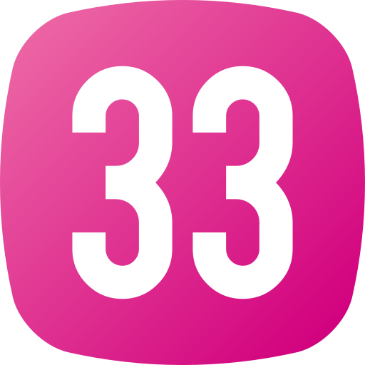 Thirty three free icon