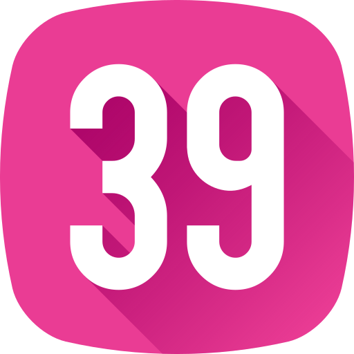 treinta y nueve icono gratis