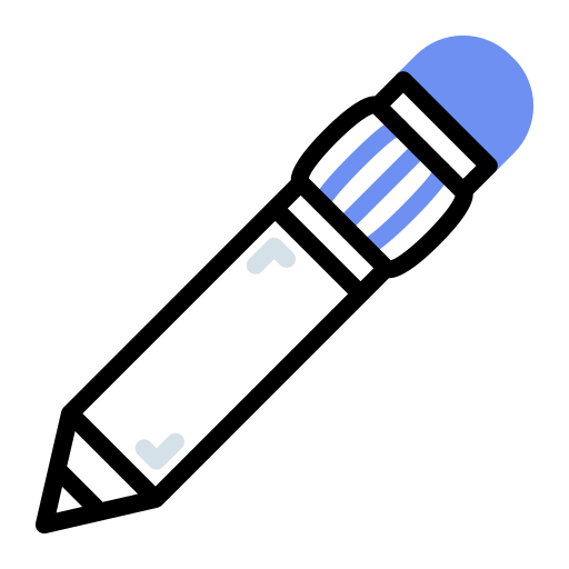 Pencil free icon