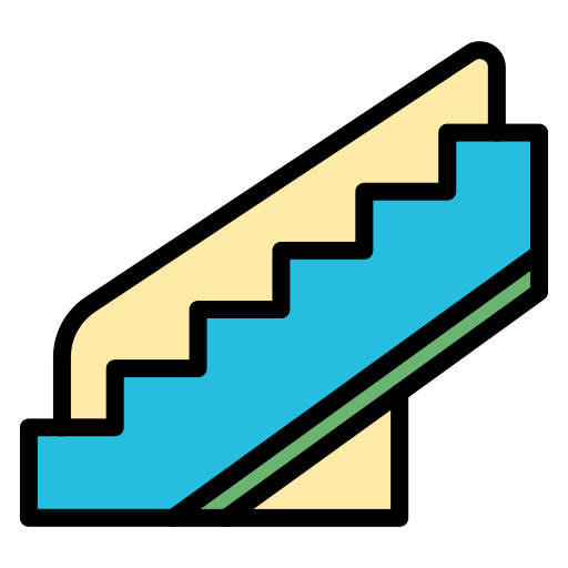 Escalator free icon Escalator free icon