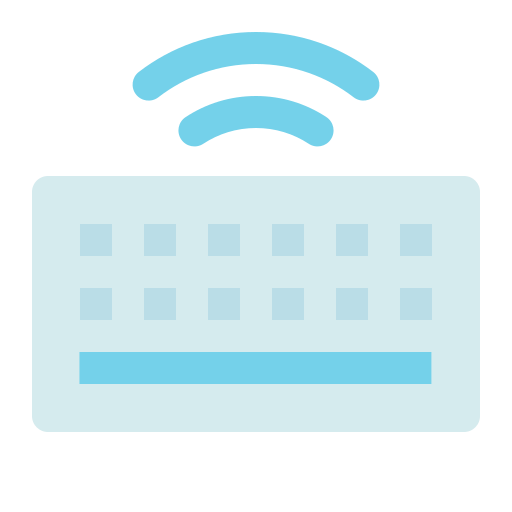 teclado inalambrico icono gratis