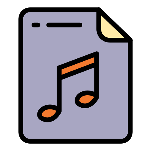 archivo de música icono gratis