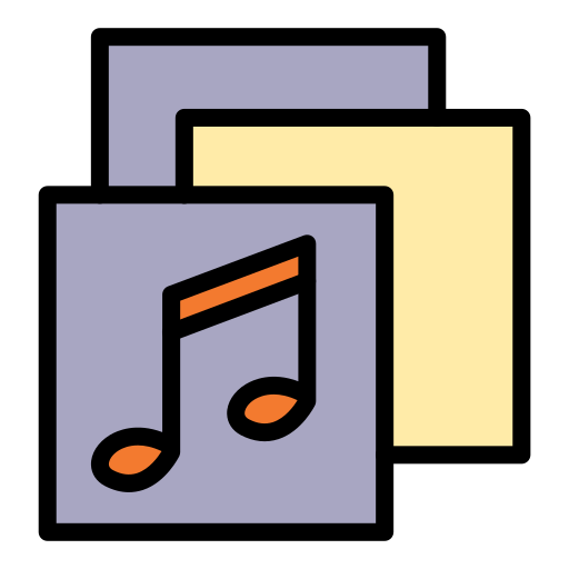 archivos de música icono gratis