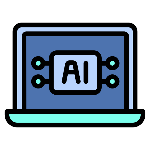 aplicación de inteligencia artificial icono gratis
