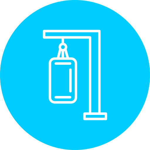 Punching bag free icon