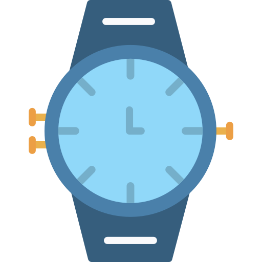 reloj de pulsera icono gratis