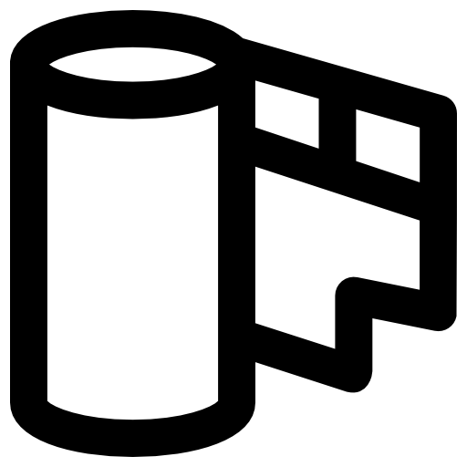 carrete de película icono gratis