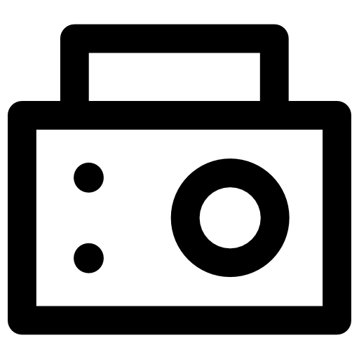 Photo camera Vector Market Bold Rounded icon