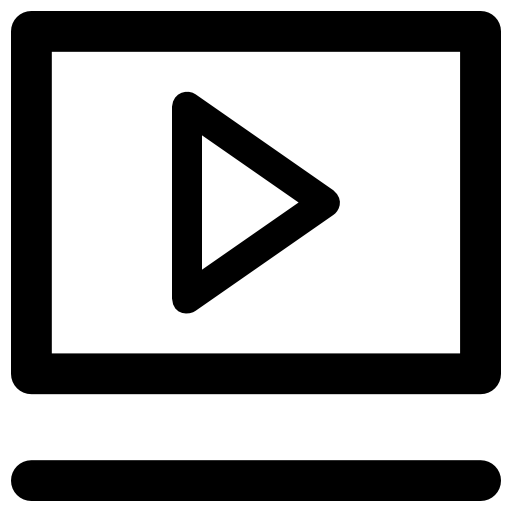 reproductor de video icono gratis