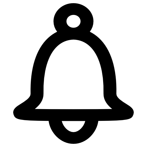 Bell Vector Market Bold Rounded icon