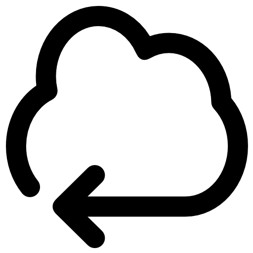 computación en la nube icono gratis