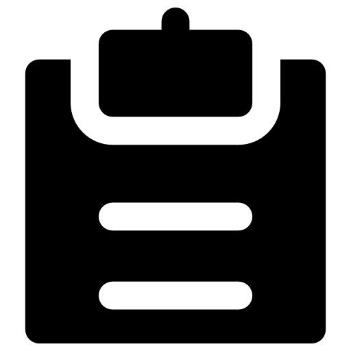 Clipboard Vector Market Fill icon