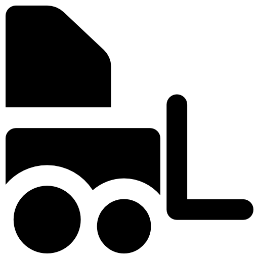 Forklift Vector Market Fill icon