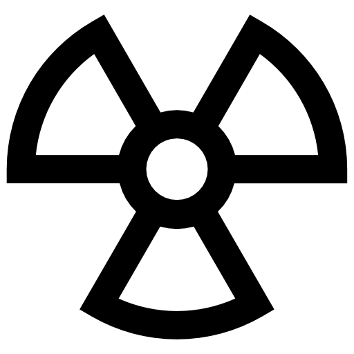 Nuclear - Free signs icons