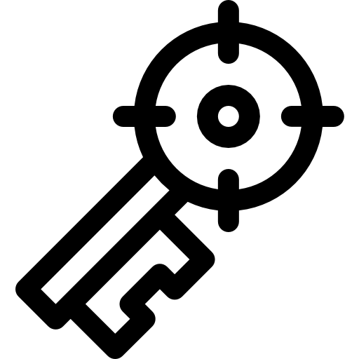 palabra clave icono gratis