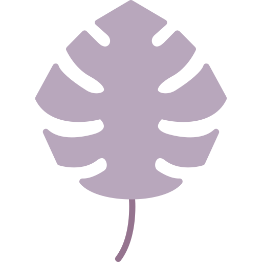 hoja de monstera icono gratis