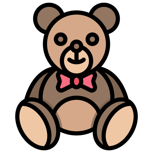 oso de peluche icono gratis