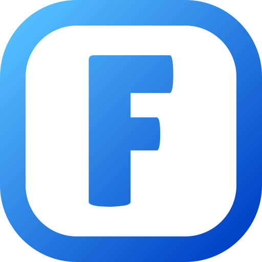 Letter f - Free education icons