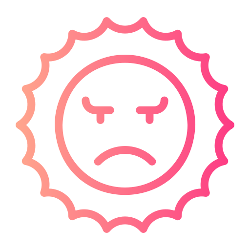 화난 무료 아이콘