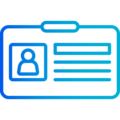 tarjeta de identificación icono gratis