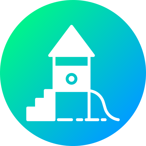 patio de juegos icono gratis