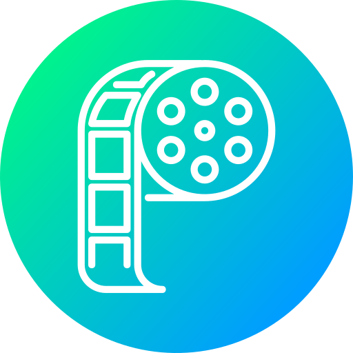 carrete de pelicula icono gratis