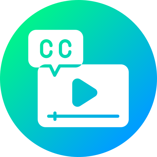 subtitular icono gratis