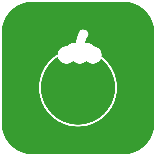 mangostán icono gratis