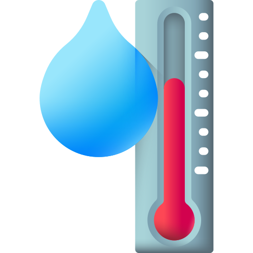 temperatura de agua icono gratis