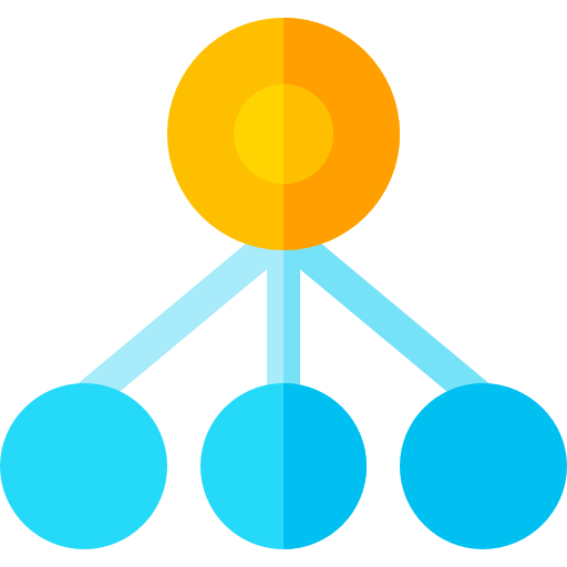 Blockchain Basic Rounded Flat icon