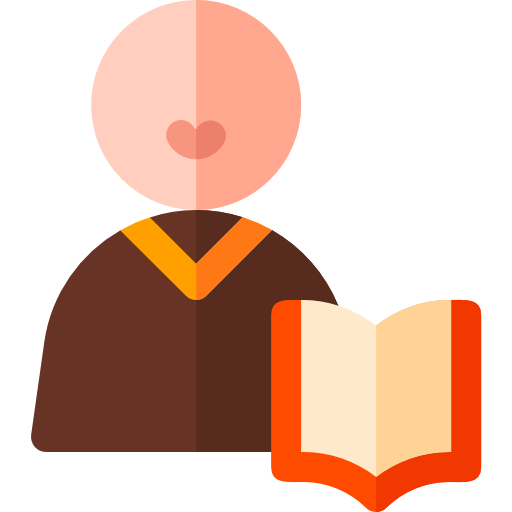 en train de lire Icône gratuit