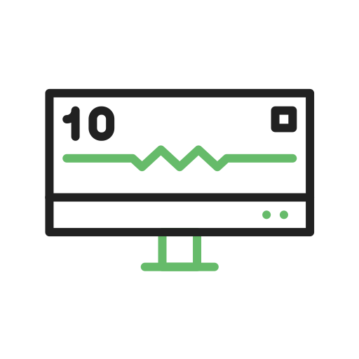 monitor de electrocardiograma icono gratis