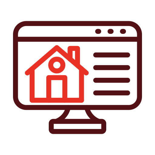 bienes raíces icono gratis