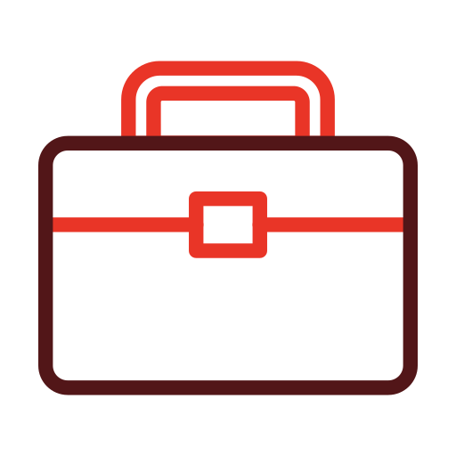 maletín icono gratis