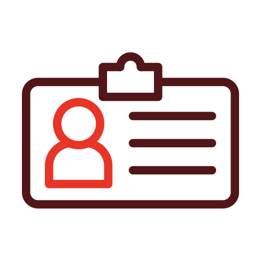 carte d'identité Icône gratuit